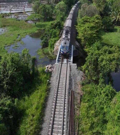 श्रीलंकेचा रेल्वेमार्ग भारताच्या साथीने पुन्हा सुरू