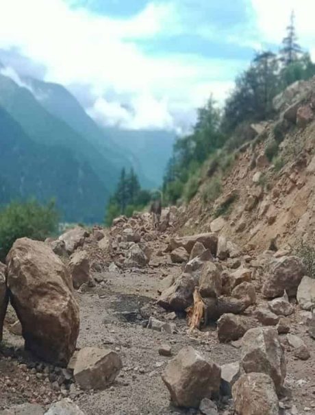 लाहुल – स्पितीमध्ये रस्ता बंद