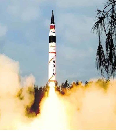 अग्नी क्षेपणास्त्र चाचणीची पूर्वतयारी सुरू