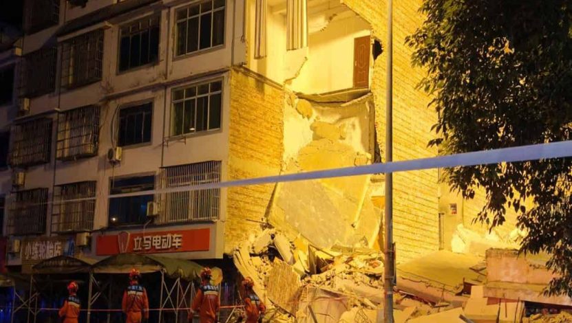 चीनमध्ये भूकंपामुळे अतोनात नुकसान