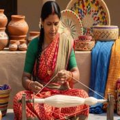 खादी – ग्रामोद्योग उत्पादनांची विक्रमी विक्री