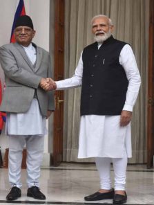 भारत – नेपाळ द्विपक्षीय चर्चा