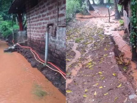 मुसळधार पावसाने जनजीवन विस्कळीत