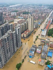 चीनमध्ये मुसळधार पावसाचा हाहाकार