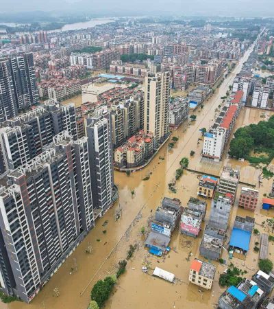 चीनमध्ये मुसळधार पावसाचा हाहाकार