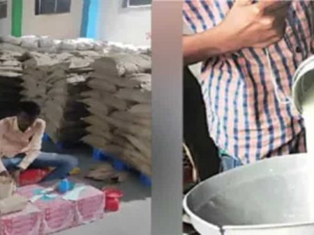 नालासोपाऱ्यात भेसळयुक्त दुधावर एफडीएची धाड