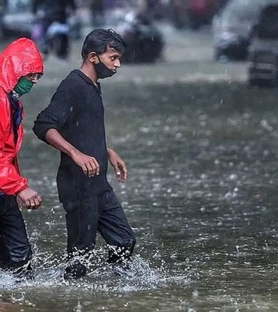 कमी दाबामुळे देशात मुसळधार पाऊस
