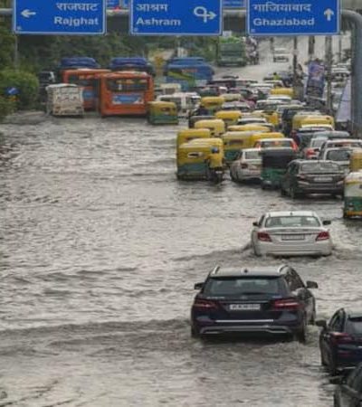 दिल्लीत पावसाचा हाहाकार