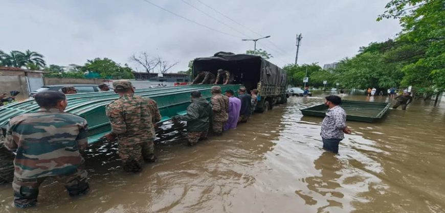 भारतीय सैन्याचे मदत कार्य