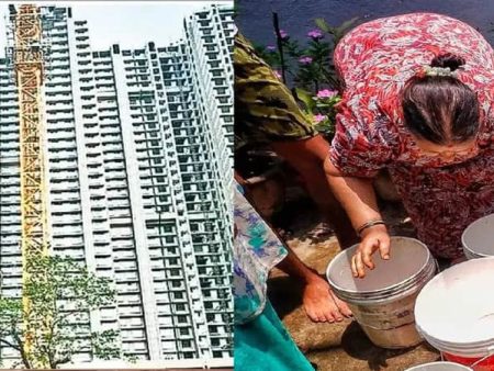 नायगाव बीडीडी चाळीत पाणीटंचाई