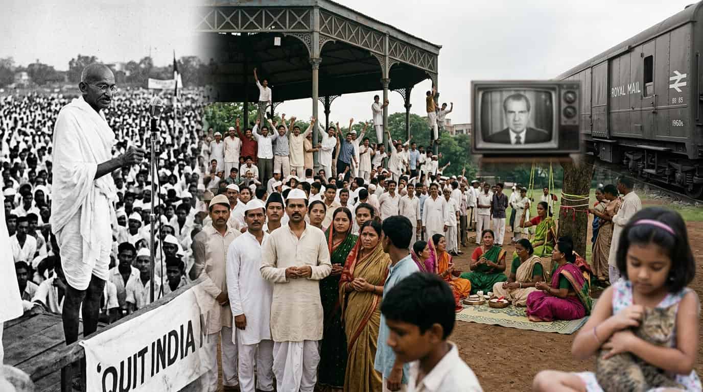 ८ ऑगस्ट दिनविशेष भारत छोडो आंदोलन गोवालिया टँक मैदान