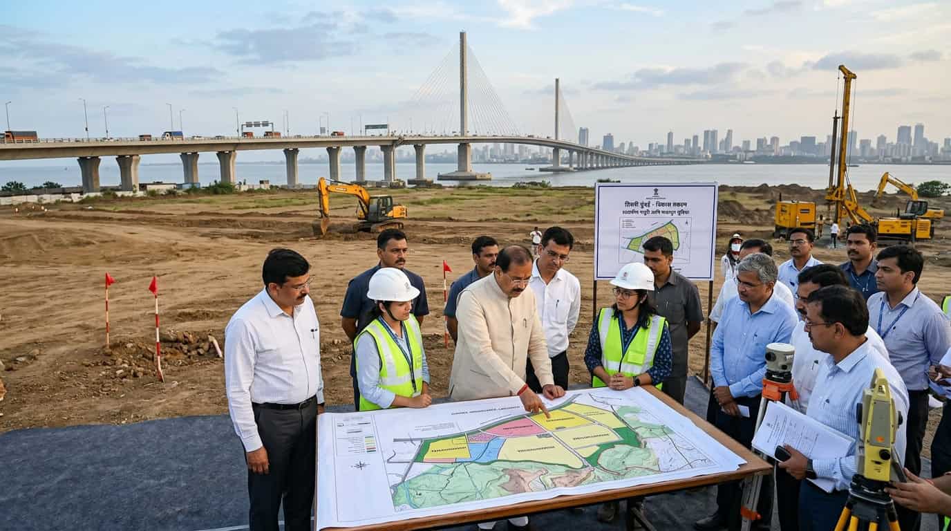 अटल सेतू परिसरात तिसरी मुंबई शहर विकास आराखडा