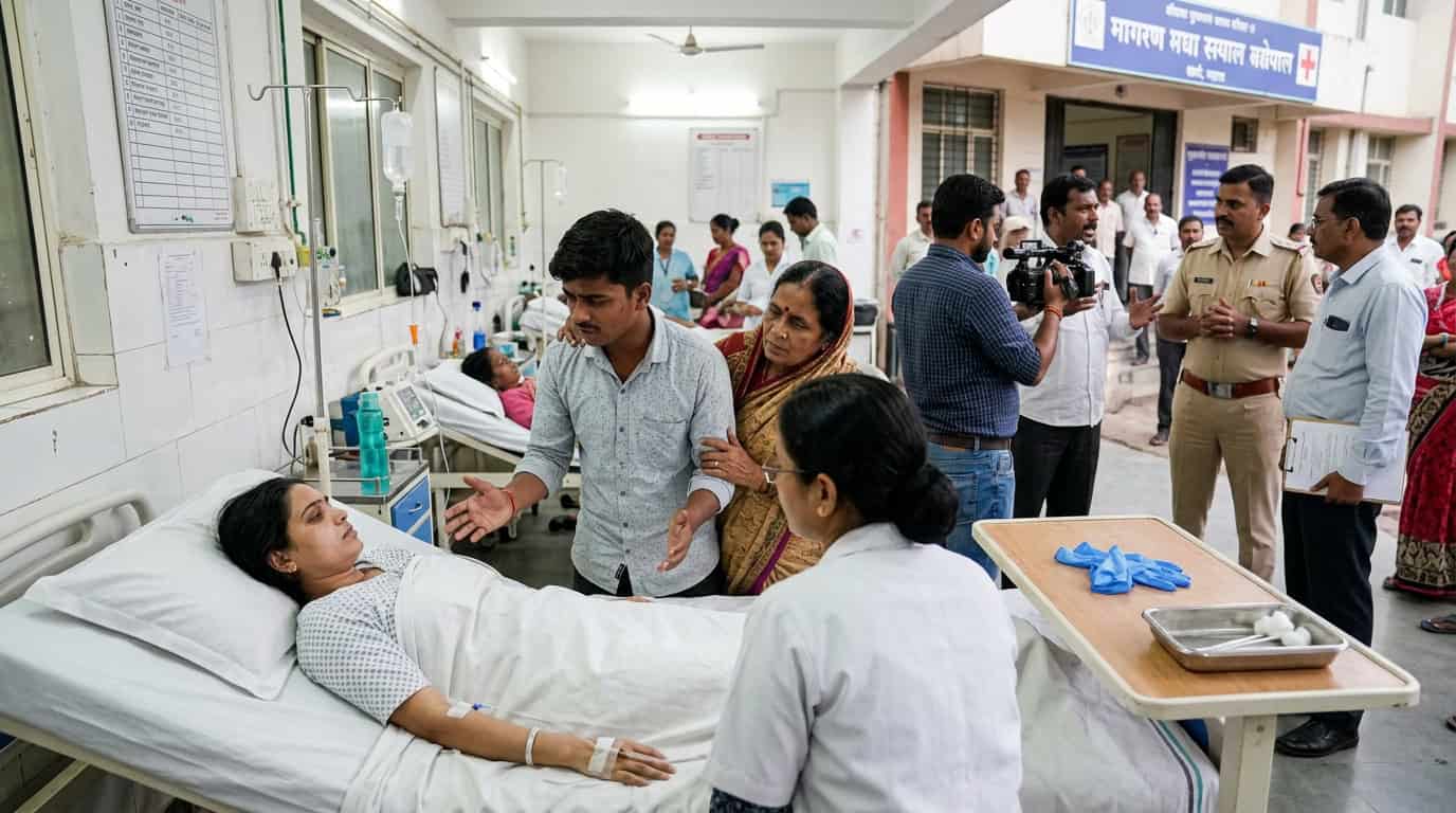 बीड खाजगी रुग्णालयातील सिझेरियन शस्त्रक्रिया हलगर्जीपणा प्रकरण