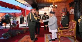 भारतीय लष्करप्रमुखांचा नेपाळमध्ये सन्मान
