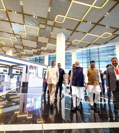 आंध्रप्रदेशमध्ये विमानतळाचे उद्घाटन