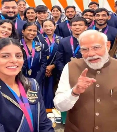 राष्ट्रकुल पदकविजेत्या खेळाडूंचा पंतप्रधानांकडून गौरव
