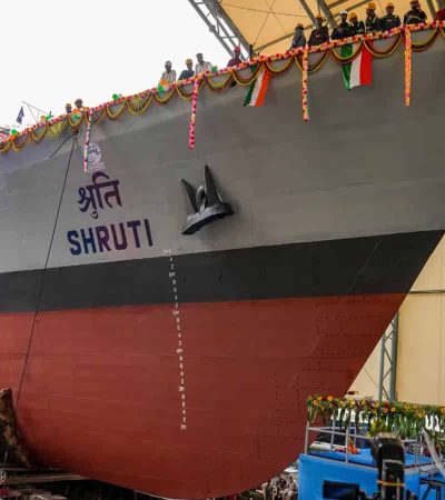 आयएनएस श्रुती नौदलात दाखल