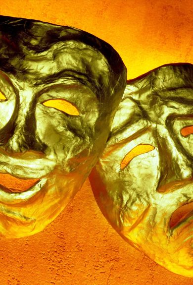 Comedy and tragedy masks