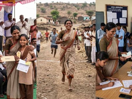 बीडमधील आईने मुलीच्या शिक्षणासाठी धावण्याच्या स्पर्धेत मिळवला प्रथम क्रमांक