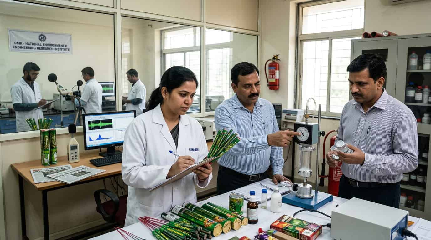 हरित फटाके चाचणी वाद केंद्र सरकार निर्णय