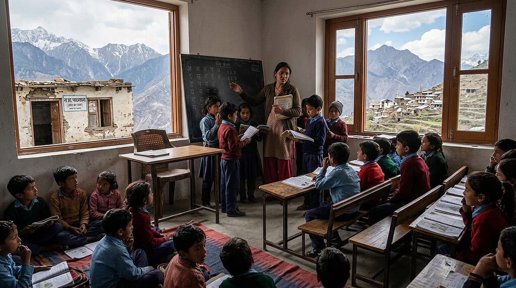 हिमाचल प्रदेशातील सरकारी शाळेतील शिक्षक टंचाईचे प्रतीकात्मक छायाचित्र