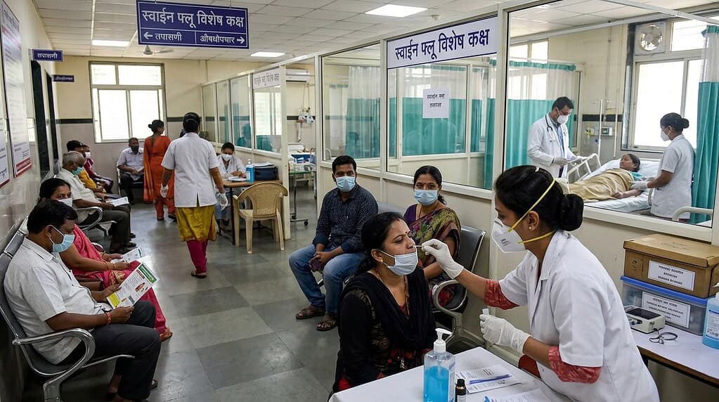 मुंबई स्वाईन फ्लू रुग्णालय उपचार आणि आरोग्य विभागाची सतर्कता