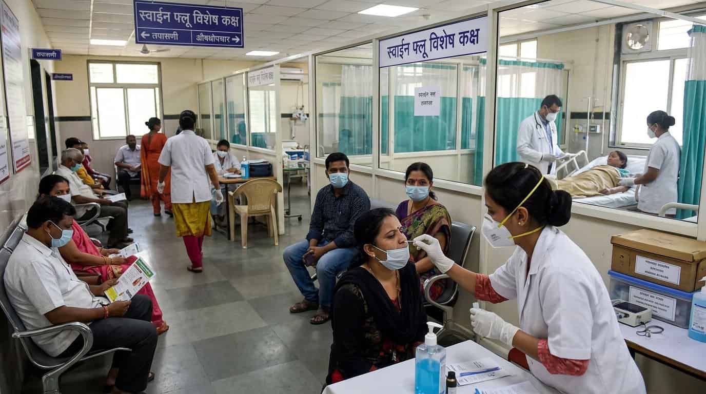 मुंबई स्वाईन फ्लू रुग्णालय उपचार आणि आरोग्य विभागाची सतर्कता