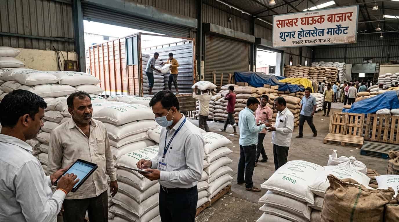 साखर साठा मर्यादा कपात केंद्र सरकार निर्णय