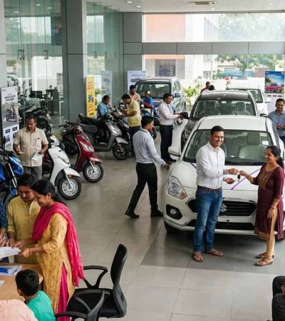 ऑगस्टमध्ये वाहन विक्रीत १७.५१% वाढ, २४.२३ लाख विक्री