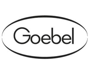 Goebel Logo, bekannt für Haushaltswaren, in Breisach.