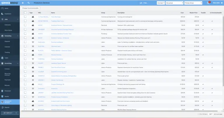 Products and Services