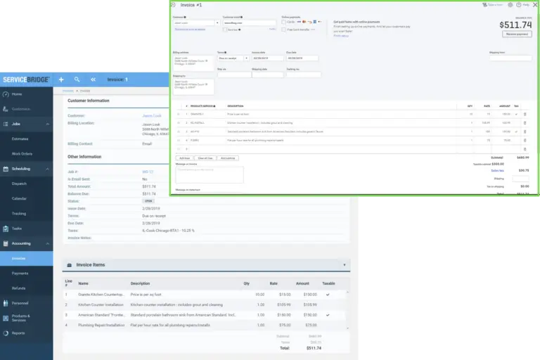 ServiceBridge QuickBooks Integration