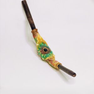 Earthy-Ceramic-Tepi-with-Botanical-Art-thumbnail