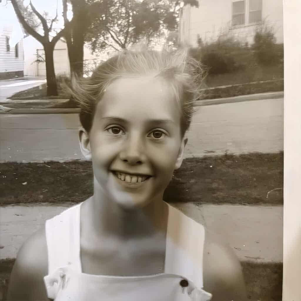 Photo of Sheri Davenport as a young girl.