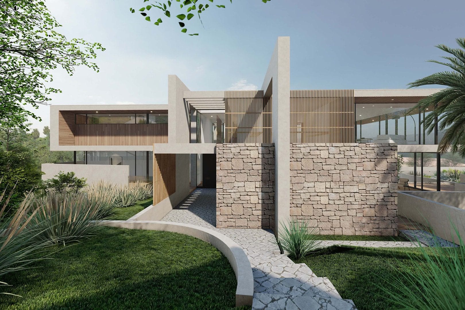 Frankston South Modern Beach House - designed by Sky Architect Studio Melbourne Architecture House with full height glazing, open to the coastal view. Melbourne Architect. Sydney Architect.