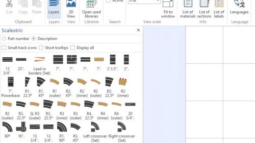 Scalextric Design Software