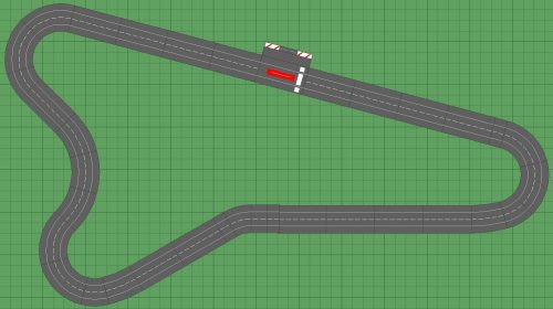 Carrera Slot Car Track Charterhall 8x13