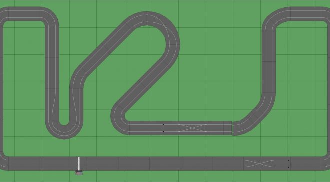 STP Track 5 - 7x13 Scalextric Digital Track