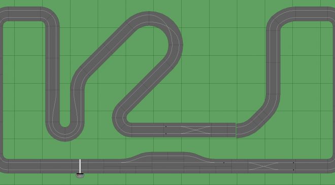 STP Track 5 w Pit - 7x13 Scalextric Digital Track