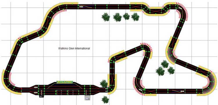 Scalextric Track Layouts