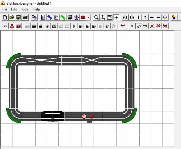 Slot Car Track Planner