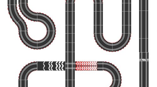 Wario Stadium Slot Car Track