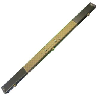3pc Brown Lattice Leatherette cue case