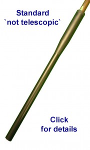 Push-on cue extension.