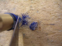 Fig 5 - Cut cue tip