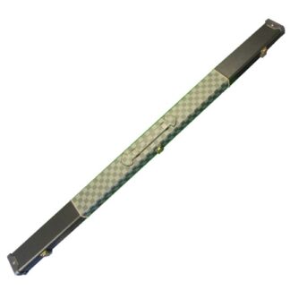 3pc Blue Lattice Leatherette cue case