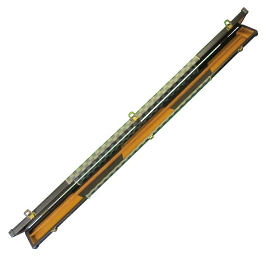 3pc Blue Lattice Leatherette cue case - Image 3