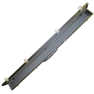 Simple Black Classic design snooker and pool cue foam lined cue case.