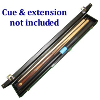 Snooker cue case for push-on cue extension