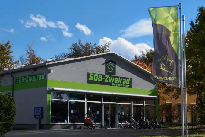 Fahrradgeschäft Sob - Zweirad GmbH in Schrobenhausen mit Fahrradangeboten.